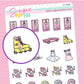 Doll Movie Sampler Doodle Stickers - D568