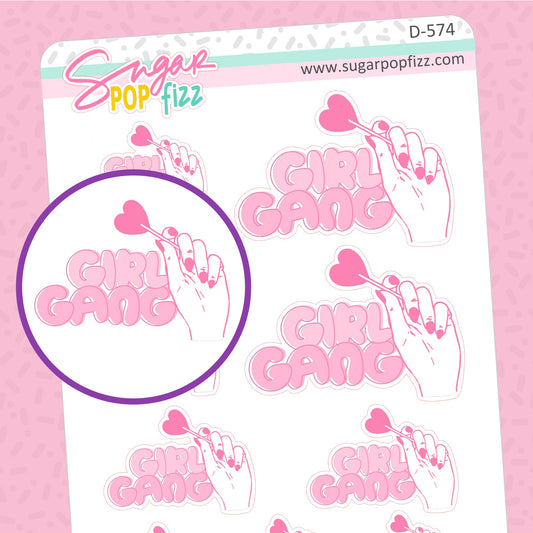 Girl Gang Doodle Stickers - D574 - RETIRING 12/6