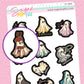 TS Eras Ghosties Doodle Stickers - D583