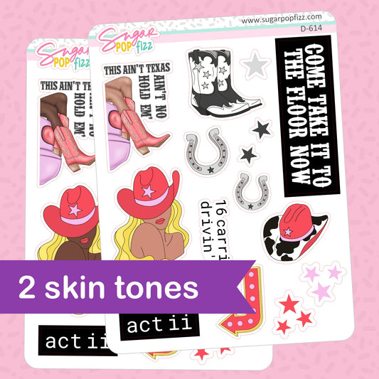 Ain't No Hold Em' - Act II - Doodle Stickers - D614