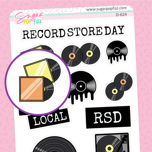 Record Store Day Doodle Stickers - D624