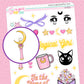 Moonie Magic 1 Doodle Stickers - D652