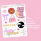 Moonie Magic 3 Doodle Stickers - D654