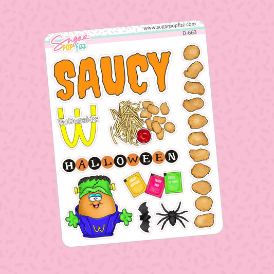 Halloween Nuggets 1 Doodle Stickers - D663