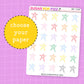 Sheet of star-shaped stickers by Sugar Pop Fizz on a purple background with a yellow circle and text.