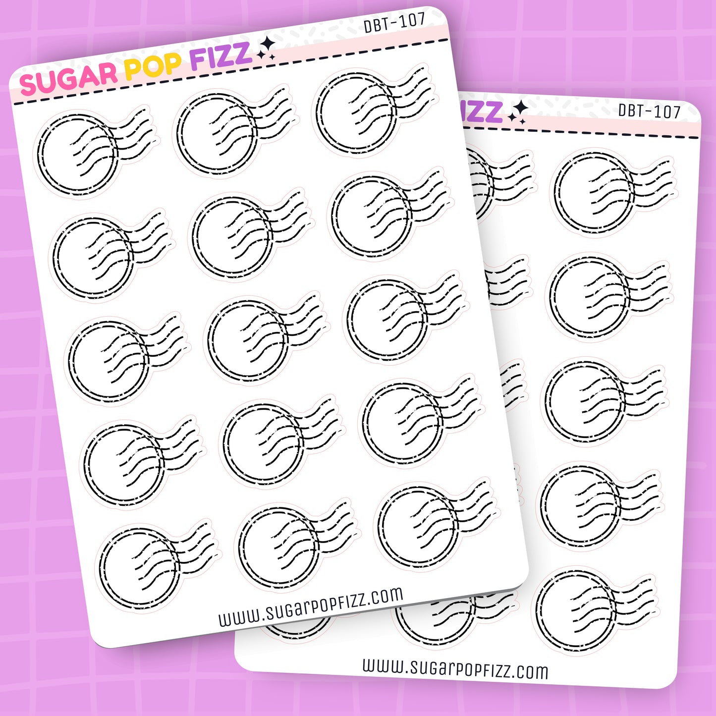 Postage Deco Stickers - DBT107