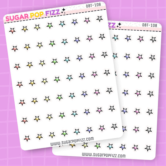 Tiny Stars Deco Stickers - DBT108