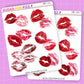 Lips/Kisses Deco Stickers - DBT122