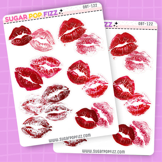 Lips/Kisses Deco Stickers - DBT122