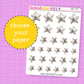 Puffy Light Gold Stars Deco Stickers - DBT127