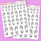 Boot Prints Deco Stickers - DBT131