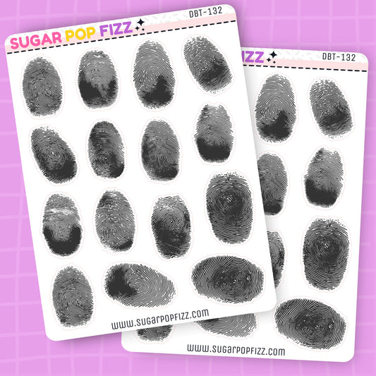 Fingerprints Deco Stickers - DBT132