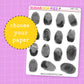 Fingerprints Deco Stickers - DBT132