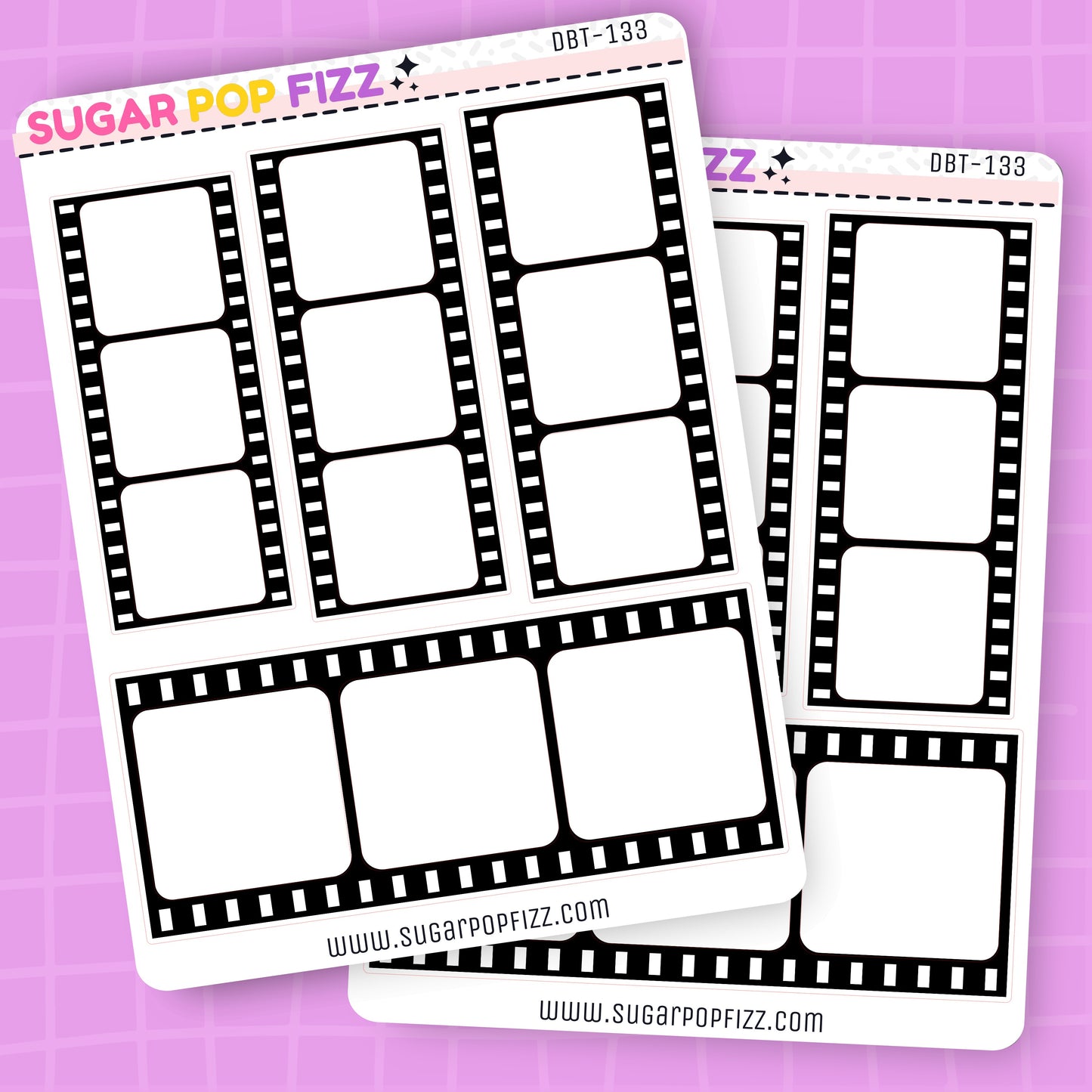 Assorted Film Strip Deco Stickers - DBT133
