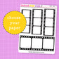 Assorted Film Strip Deco Stickers - DBT133