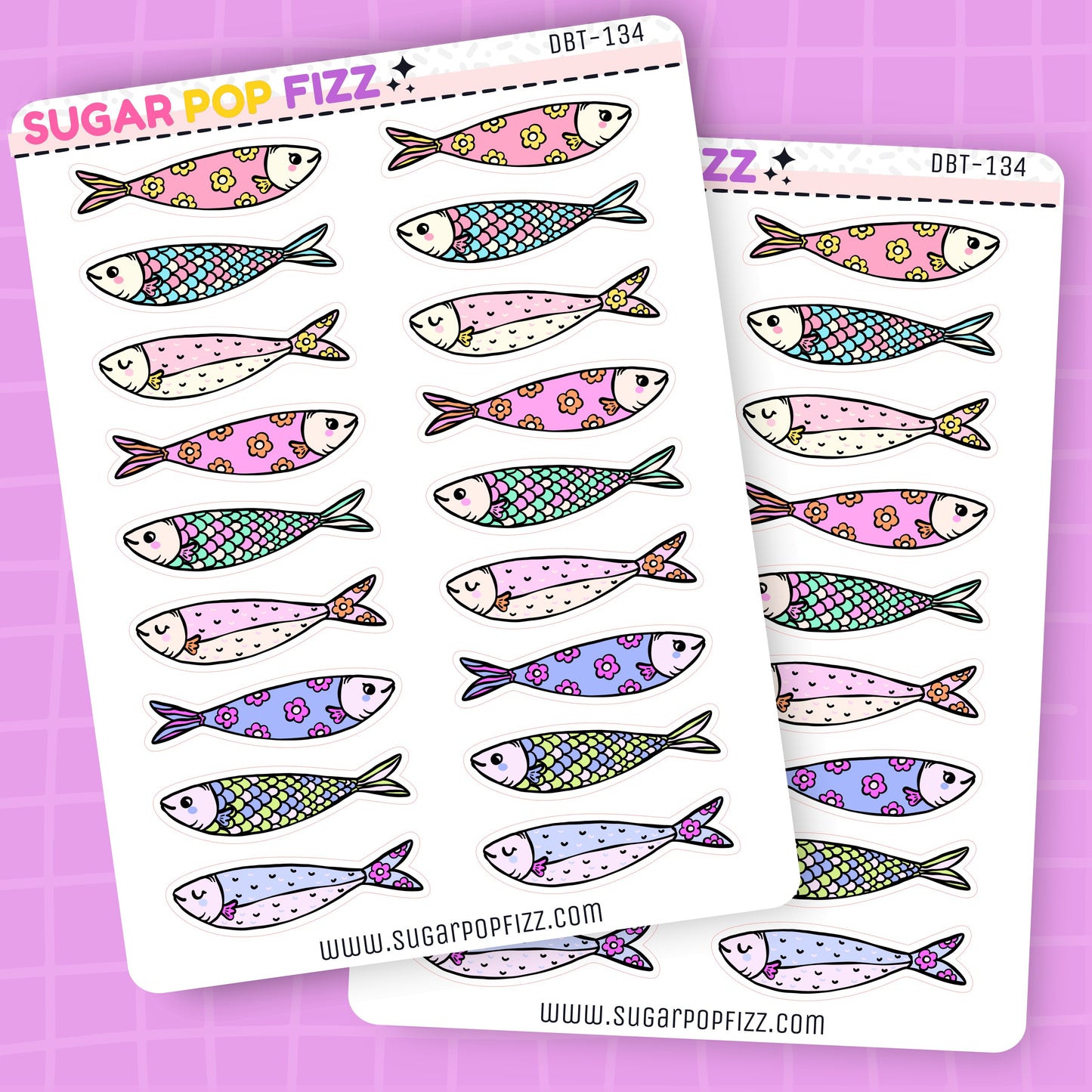 Sardine Fishes Deco Stickers - DBT134