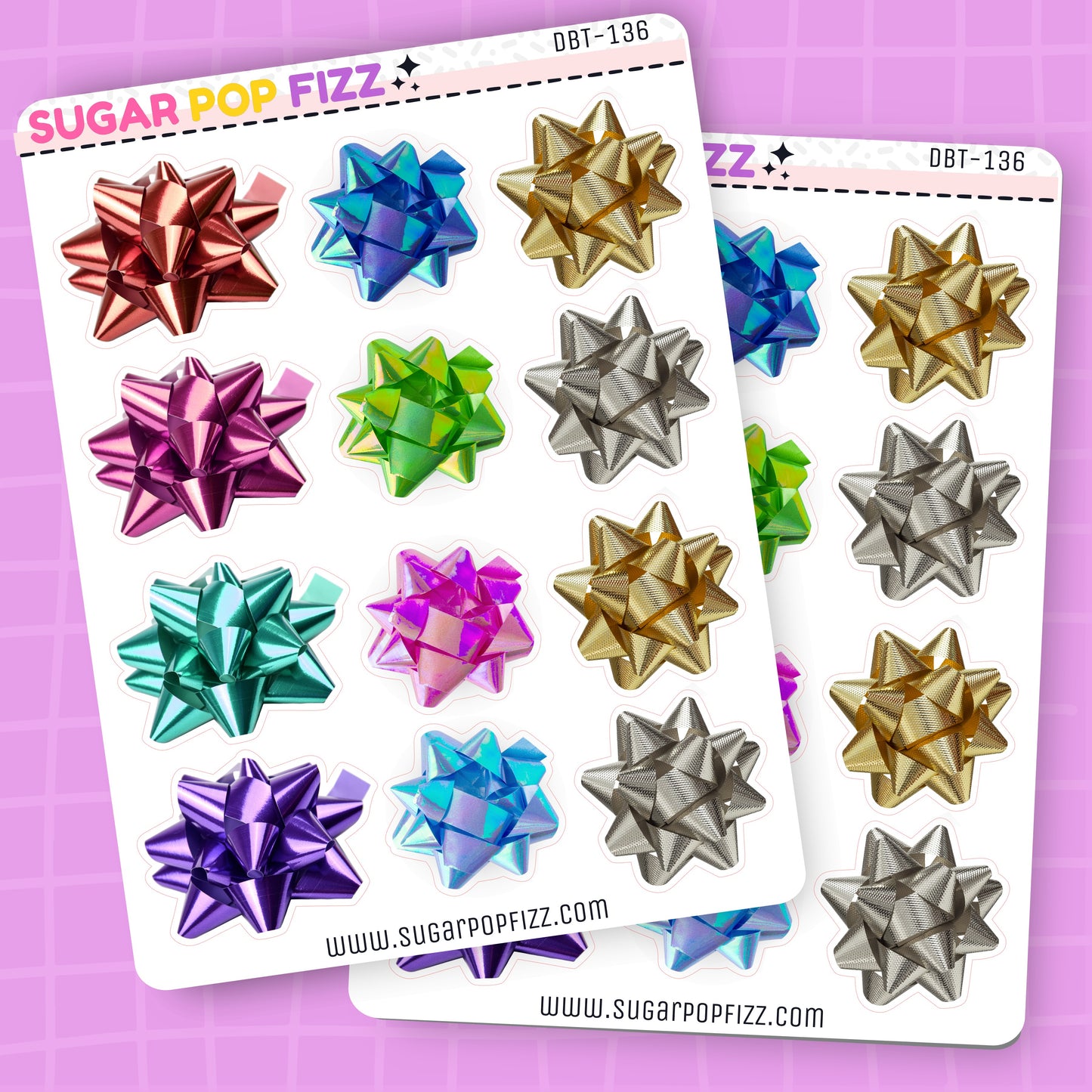 Gift Bows Deco Stickers - DBT136
