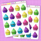 Cupcakes Deco Stickers - DBT137