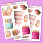 Birthday Cakes Deco Stickers - DBT138