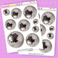 Disco Balls Deco Stickers - DBT139