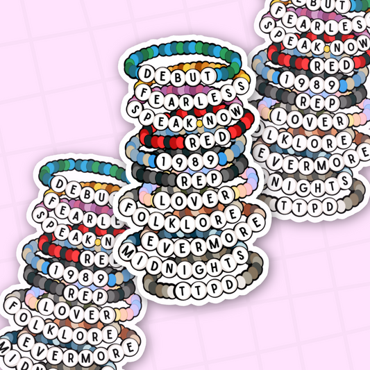 Eras Bracelets Premium Matte Die Cut Sticker - DC102