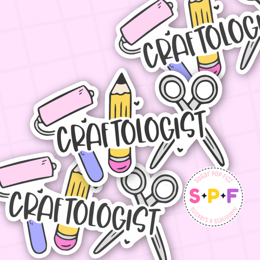 Craftologist Premium Matte Die Cut Sticker - DC128