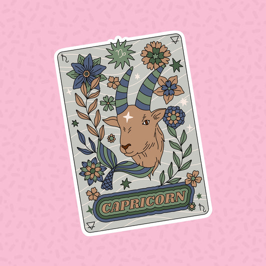 Capricorn LARGE Premium Matte Sticker - LDC161