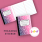 CPC 2026 Premium Matte Die Cut Sticker *FOLDABLE* - DC162