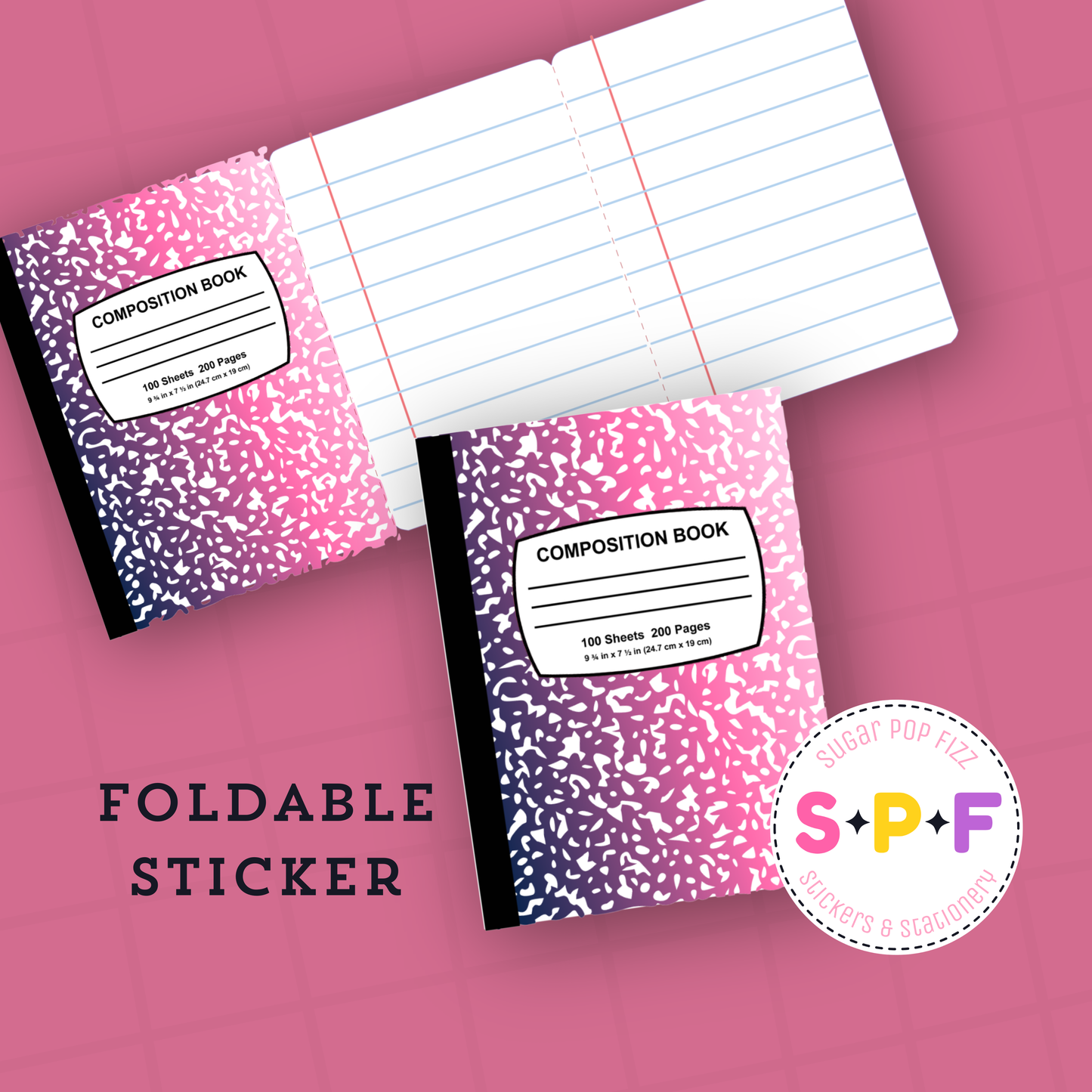 CPC 2026 Premium Matte Die Cut Sticker *FOLDABLE* - DC162