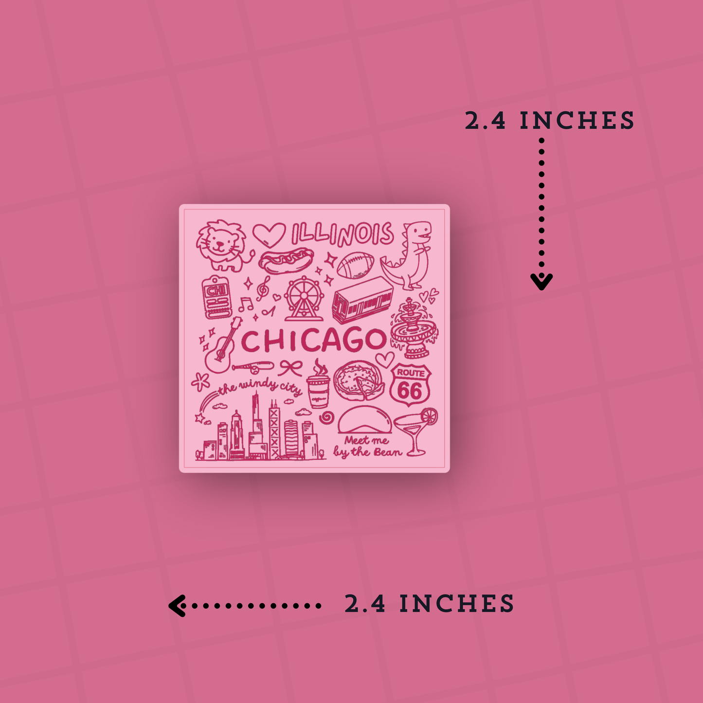 CPC 2026 Premium Matte Die Cut Sticker - DC163