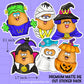 Halloween Nuggets Die Cut Sticker PACK - DCP101