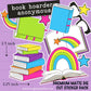 Bookish Rainbow Die Cut Sticker PACK - DCP107