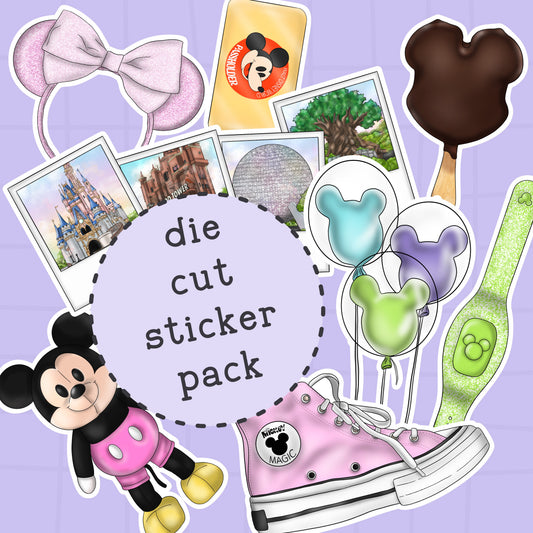 Magical Memores Die Cut Sticker PACK - DCP110