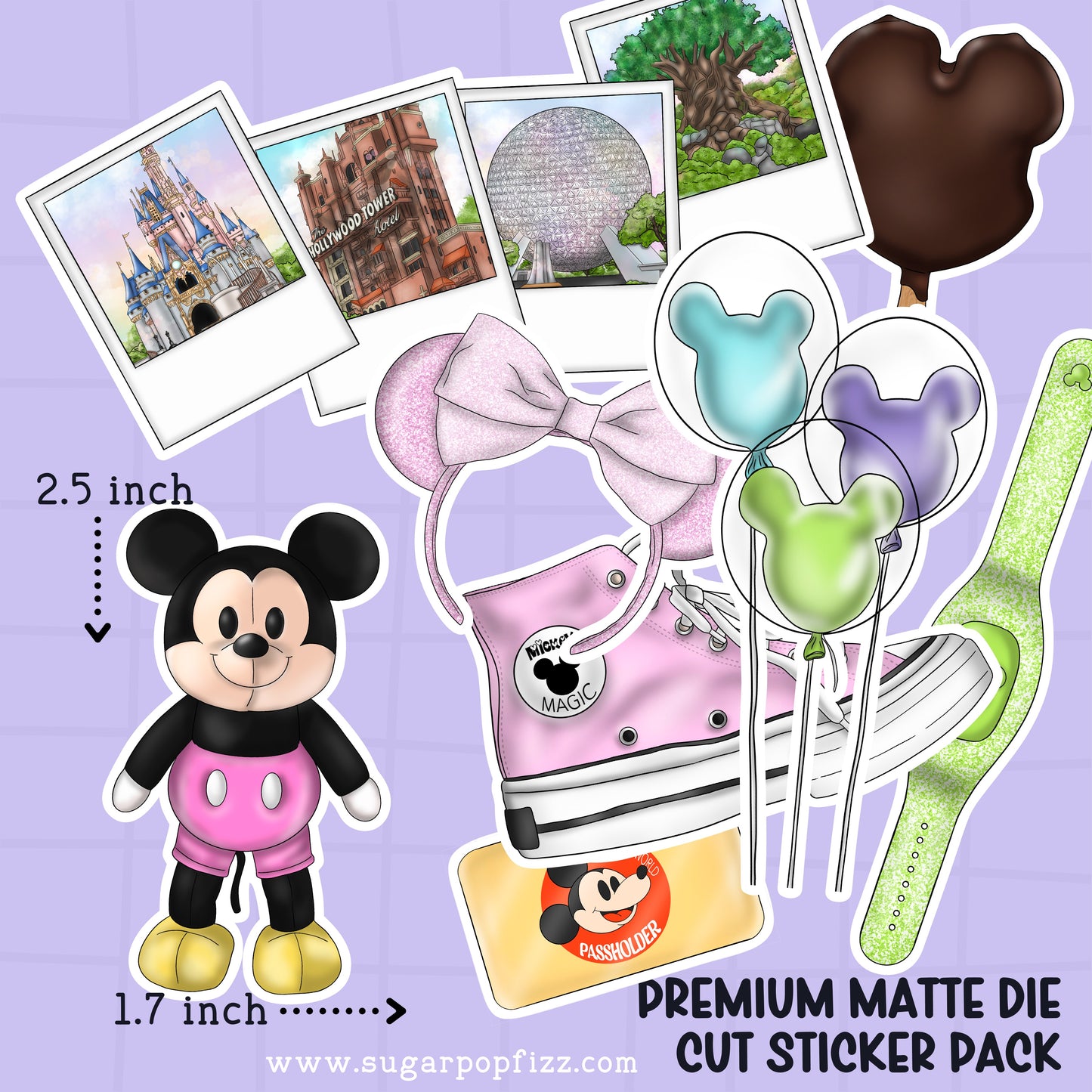 Magical Memores Die Cut Sticker PACK - DCP110