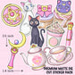 Moonie Cafe Die Cut Sticker PACK - DCP112