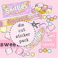 Sweet Die Cut Sticker PACK - DCP113