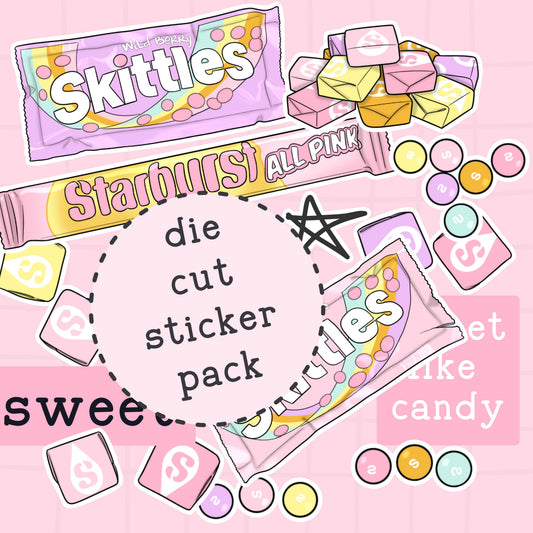 Sweet Die Cut Sticker PACK - DCP113