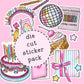 Birthday Bash Die Cut Sticker PACK - DCP115