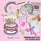 Birthday Bash Die Cut Sticker PACK - DCP115