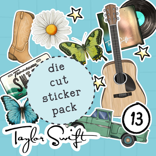 Debut Die Cut Sticker PACK - DCP100