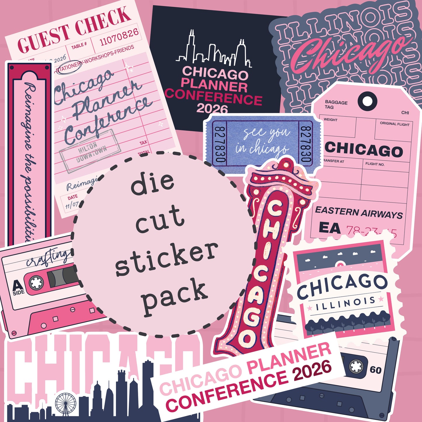 CPC 2026 Die Cut Sticker PACK - DCP129