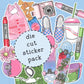 Skater Die Cut Sticker PACK - DCP130