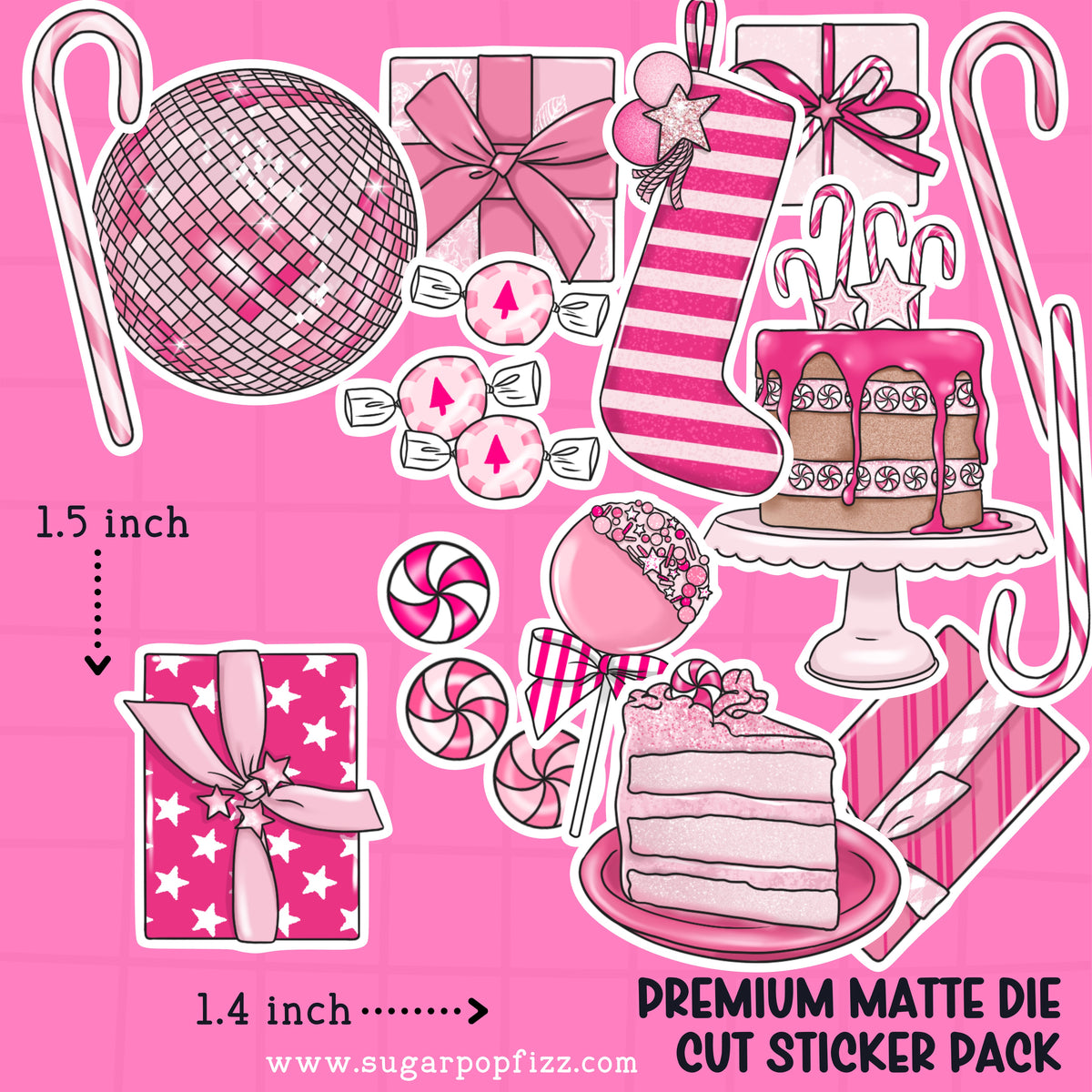 Pink Peppermint Deco BUNDLE
