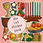 Kwanzaa Die Cut Sticker PACK - DCP138