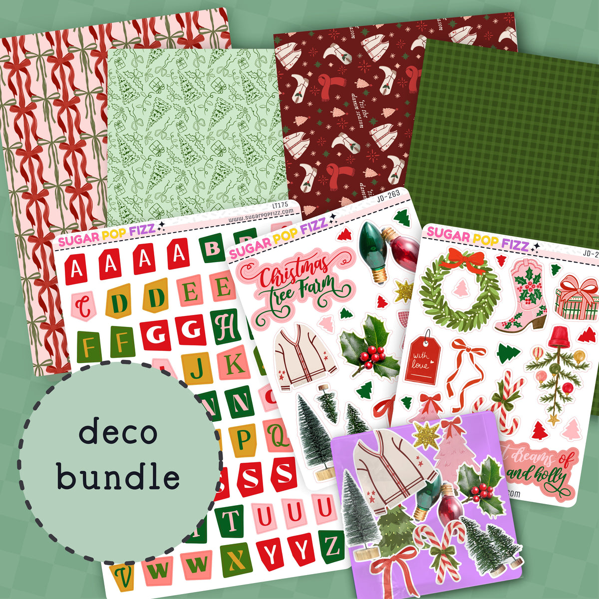 Xmas Tree Farm Deco BUNDLE