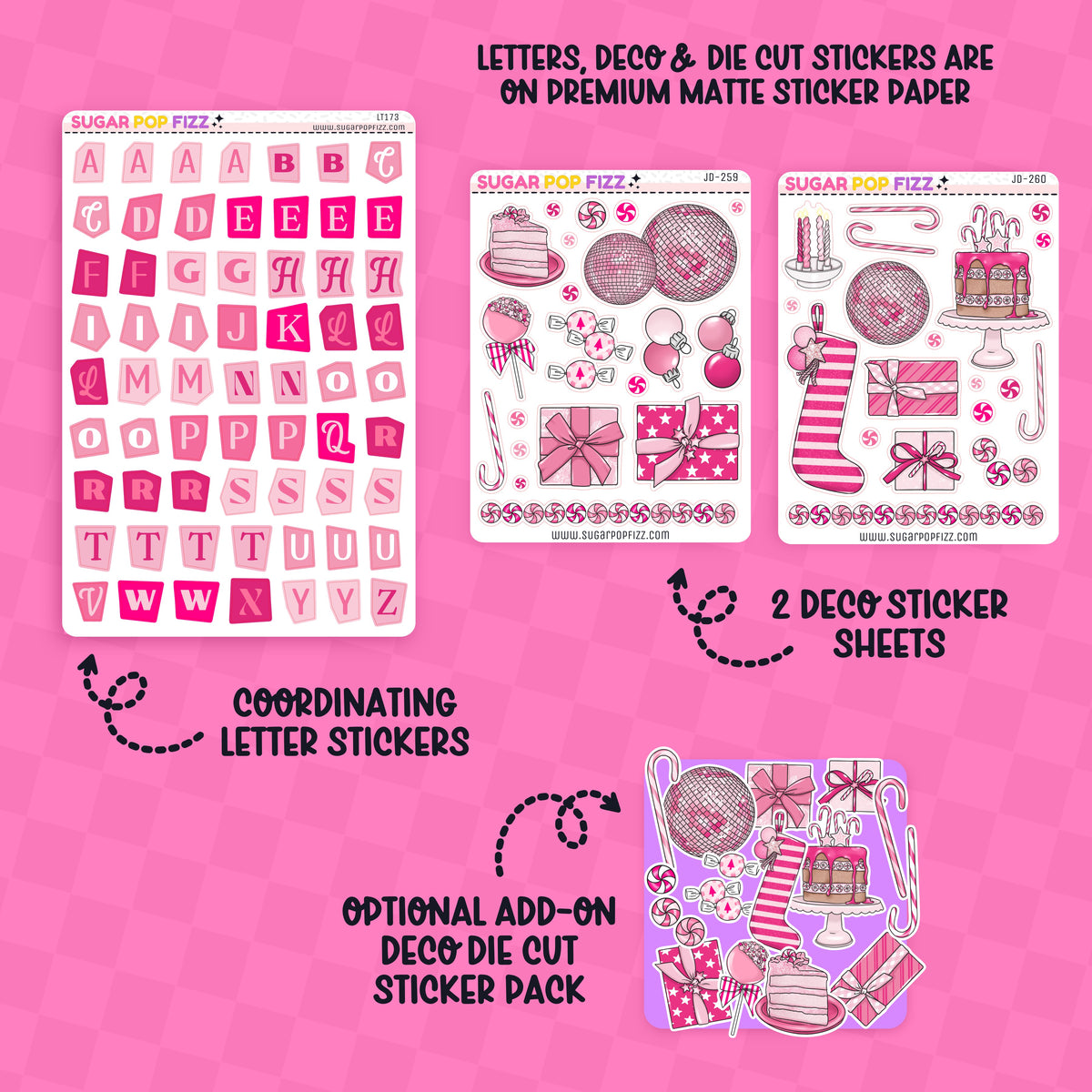 Pink Peppermint Deco BUNDLE