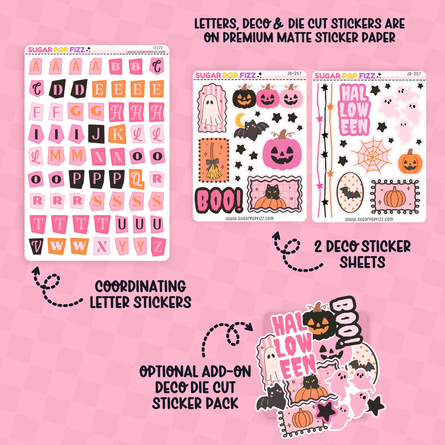 Pink Halloween Deco BUNDLE