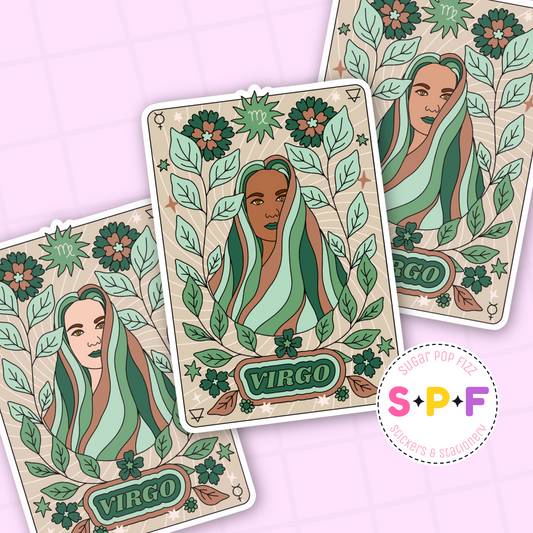 Virgo Premium Matte Die Cut Sticker - DC122