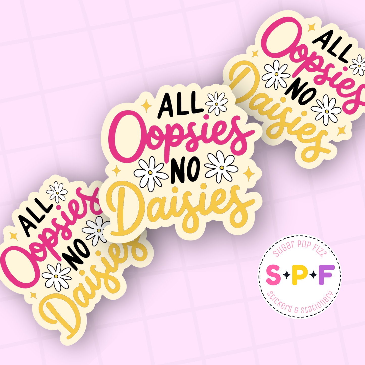 Oopsies Premium Matte Die Cut Sticker - DC156