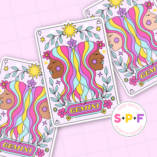 Gemini Premium Matte Die Cut Sticker - DC138